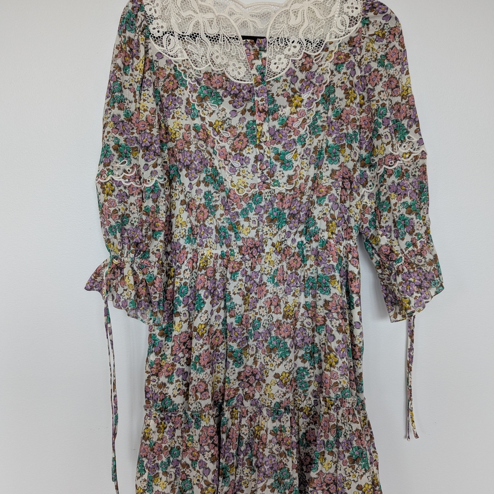 Coach Multicolor Floral Fabric